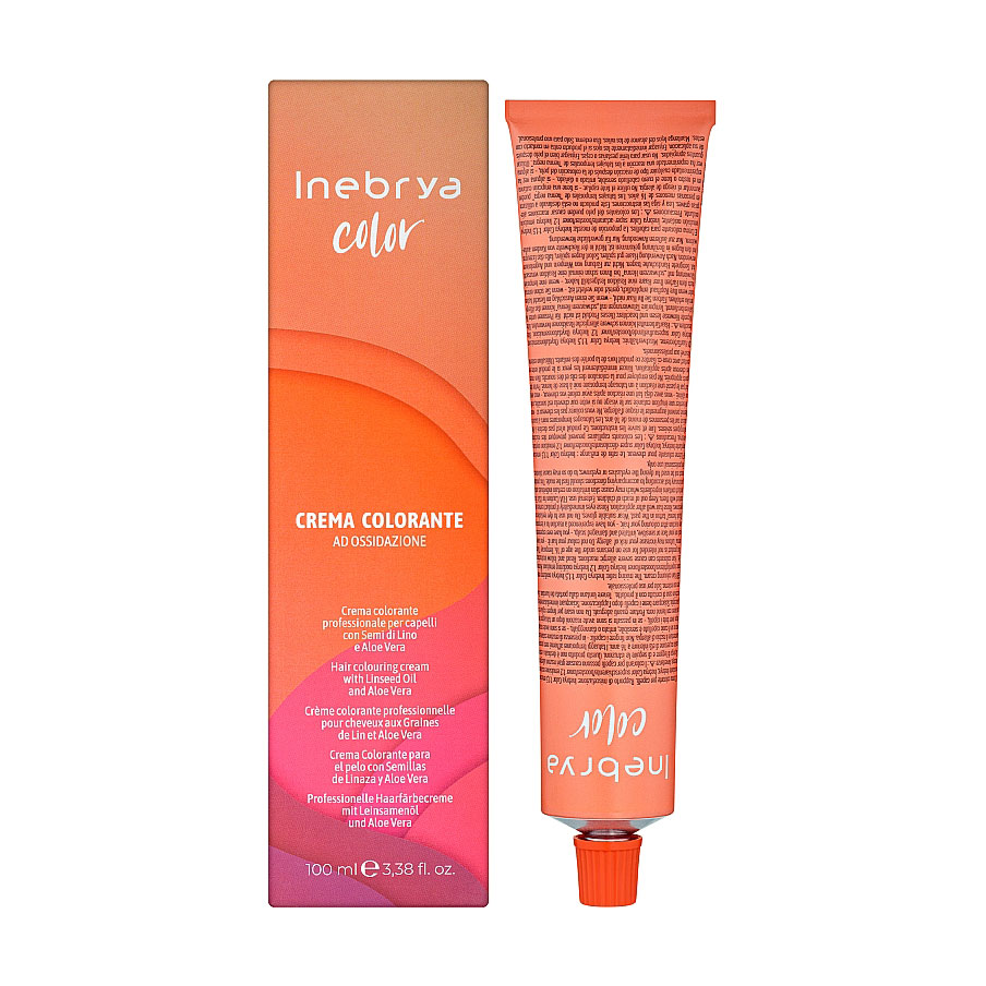 Перманентна крем-фарба для волосся Inebrya Color 7/00 Intense Blonde, 100 мл
